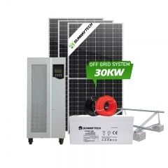 Sistema de energia solar de uso comercial
