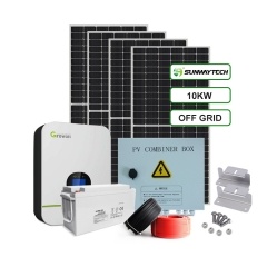 Sistema de energia solar de 10 kW para uso doméstico
