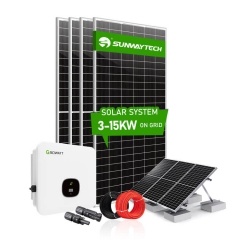 Sistema solar fotovoltaico ligado à rede
