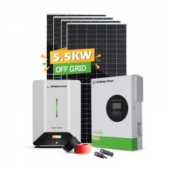 Sistema de energia solar residencial completo