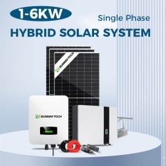 Sistema híbrido doméstico de armazenamento de energia solar Sunway 1-6kw